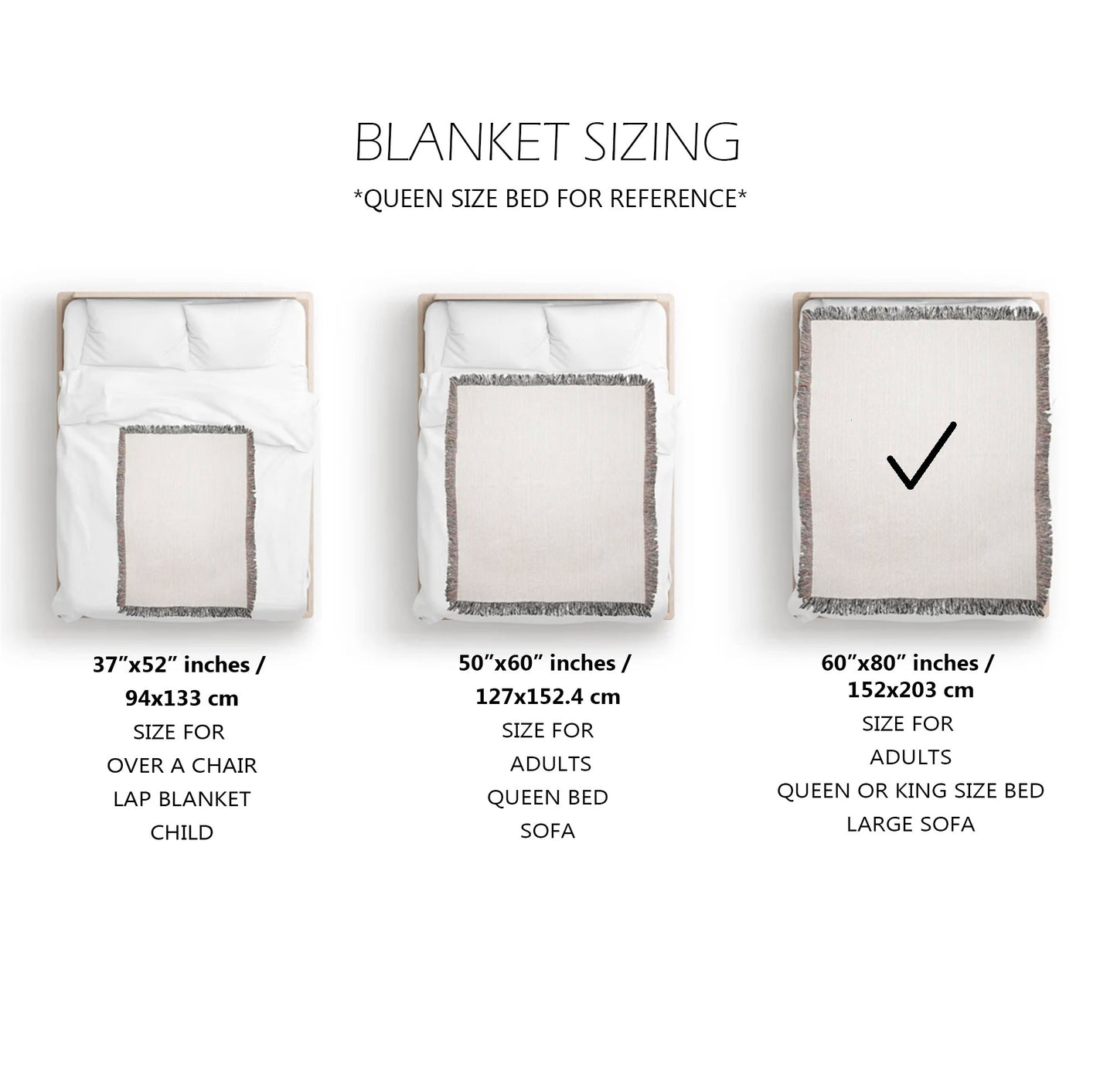 Artistic Woven Cotton Throw Blanket | Design Vesna Makarov
