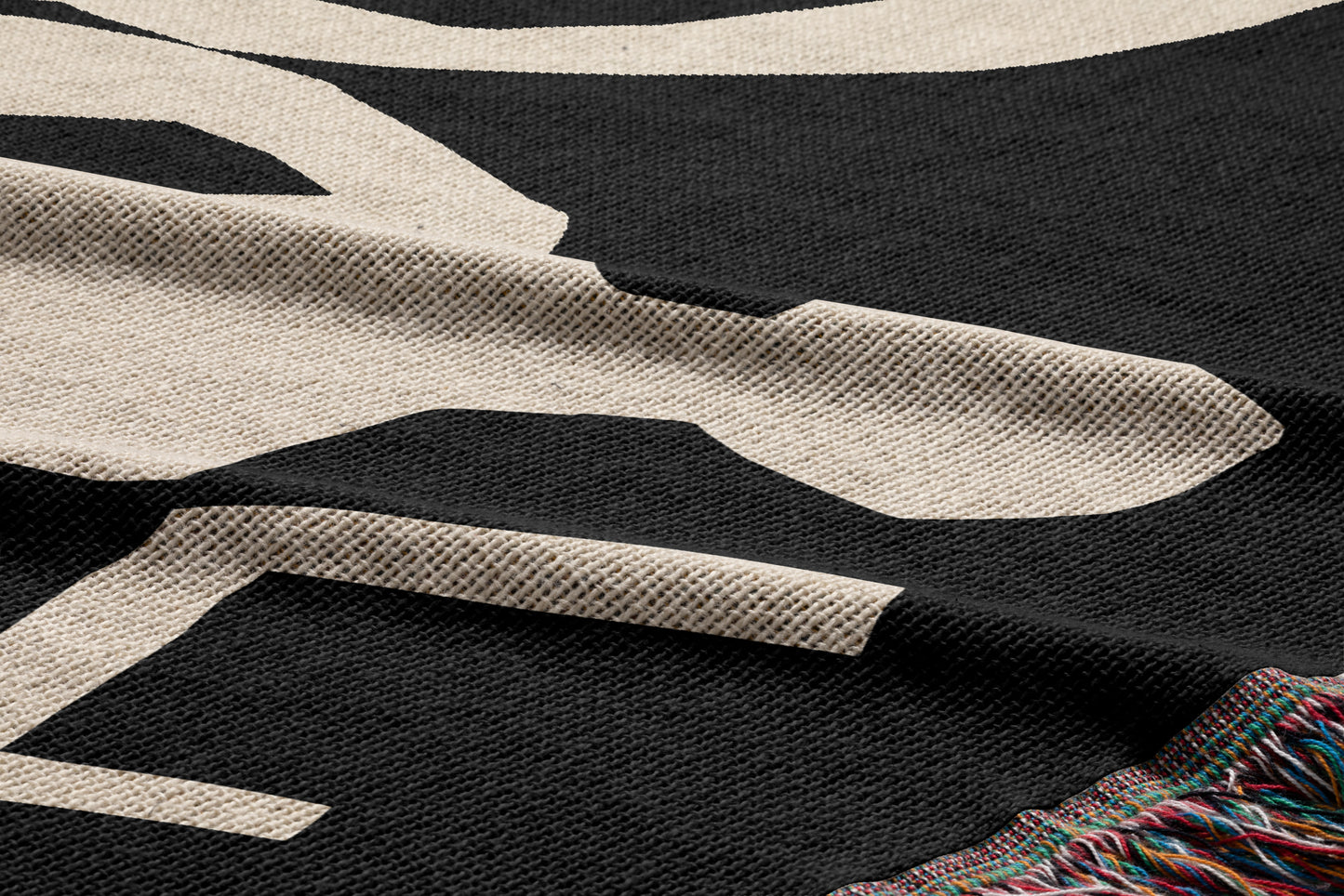Je T'adore couple Woven Cotton Throw Blanket – Limited Edition