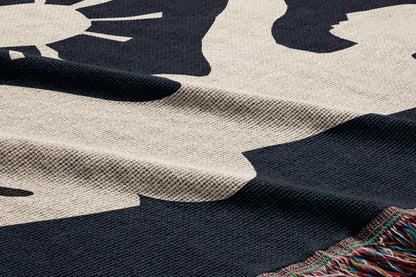 Dancing Couple Woven Cotton Throw Blanket – Limited Edition