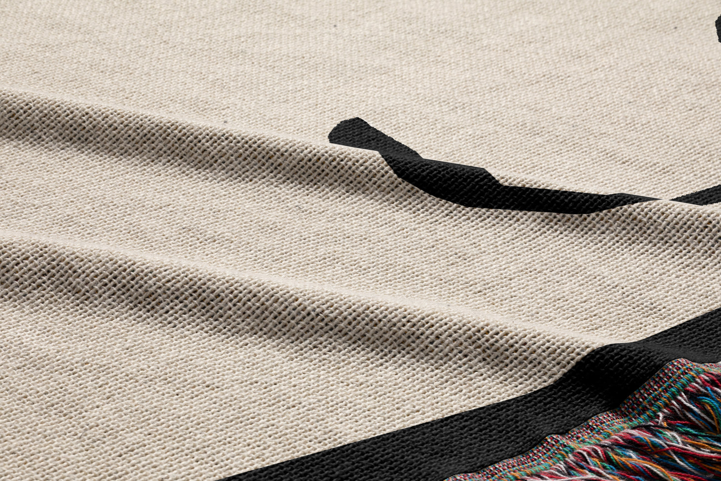 Sleeping Woman Woven Cotton Throw Blanket – Limited Edition