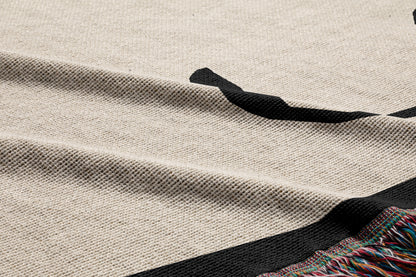 Sleeping Woman Woven Cotton Throw Blanket – Limited Edition