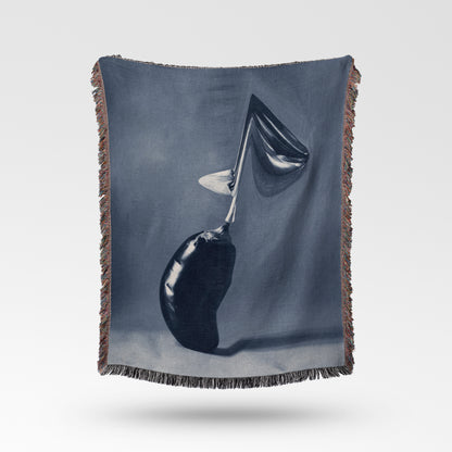 Artistic Woven Cotton Throw Blanket | Design Vesna Makarov