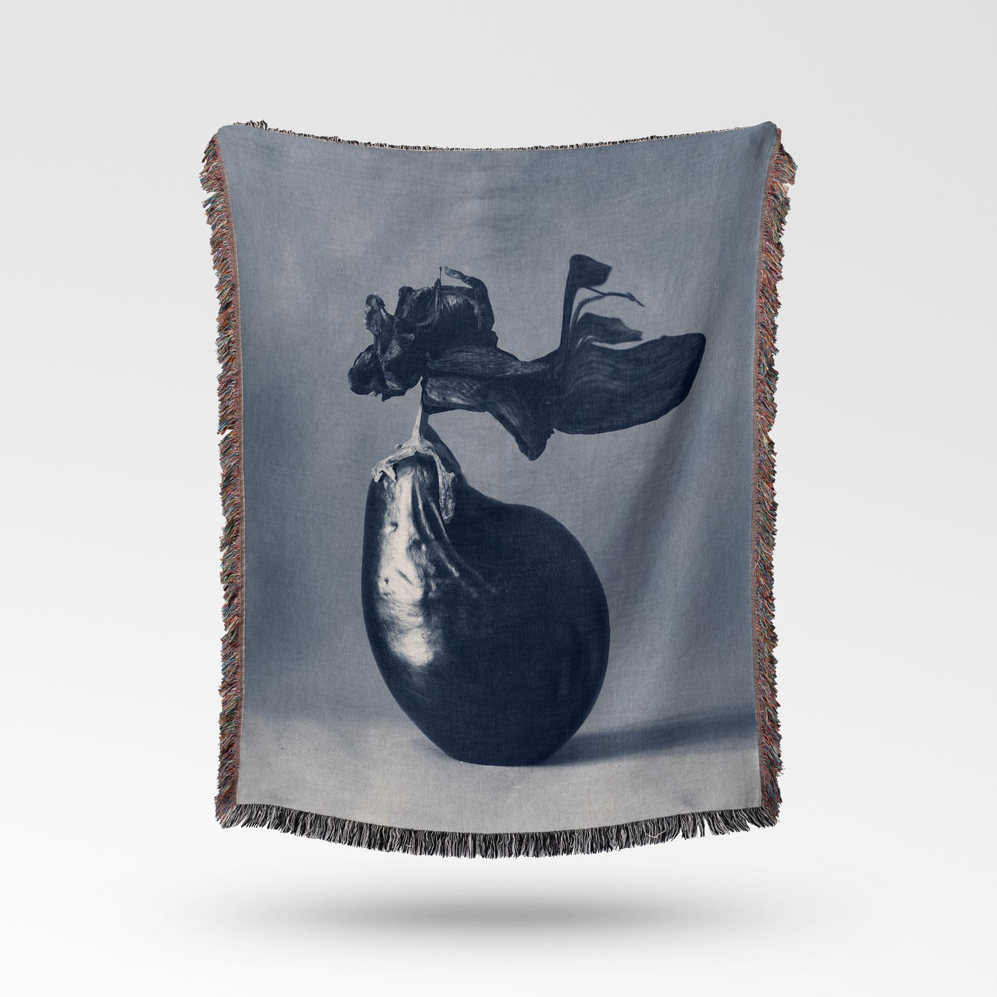 Artistic Woven Cotton Throw Blanket | Design Vesna Makarov