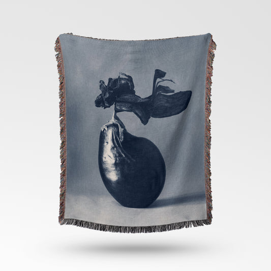 Artistic Woven Cotton Throw Blanket | Design Vesna Makarov