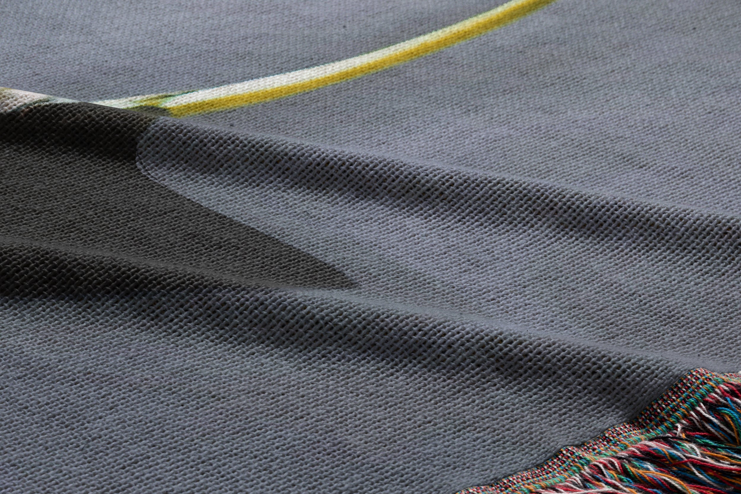Artistic Woven Cotton Throw Blanket | Design Vesna Makarov