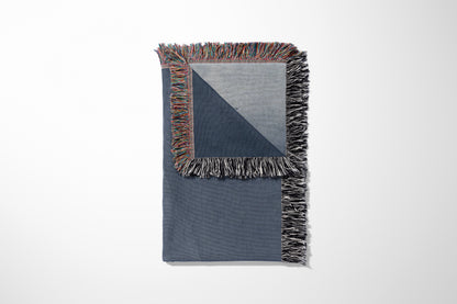 Artistic Woven Cotton Throw Blanket | Design Vesna Makarov