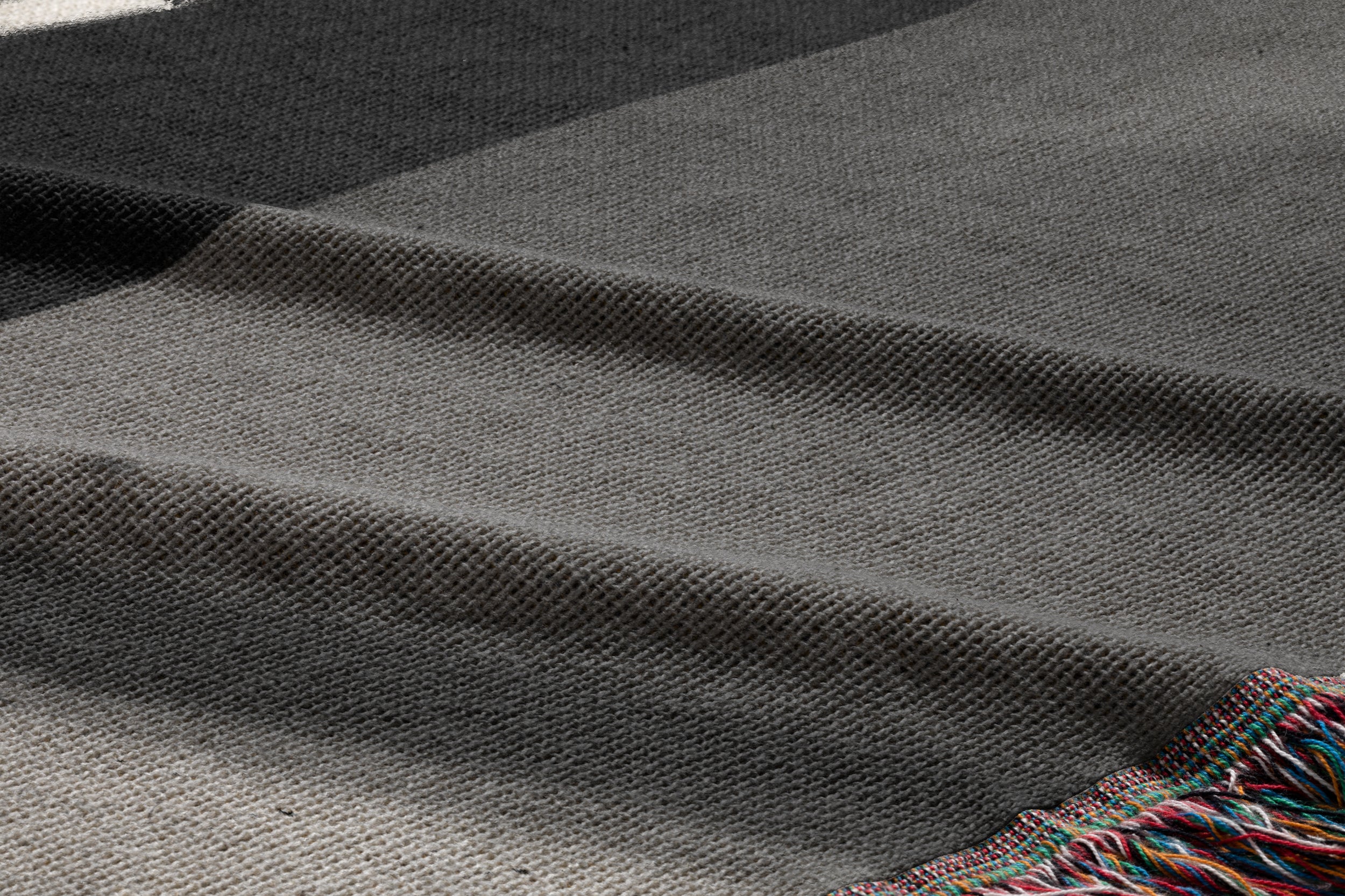 Artistic Woven Cotton Throw Blanket | Design Vesna Makarov